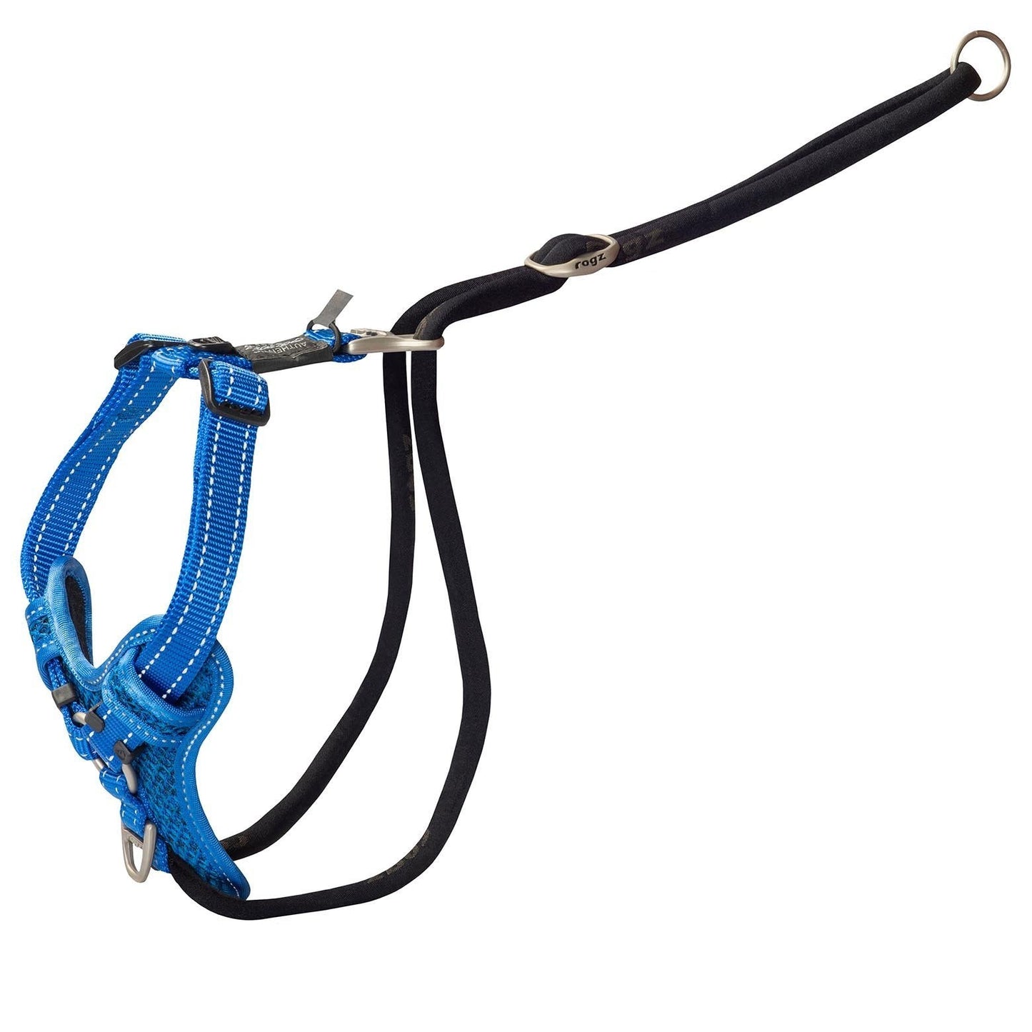 Rogz Control Stop Pull Harness Blue - Woonona Petfood & Produce