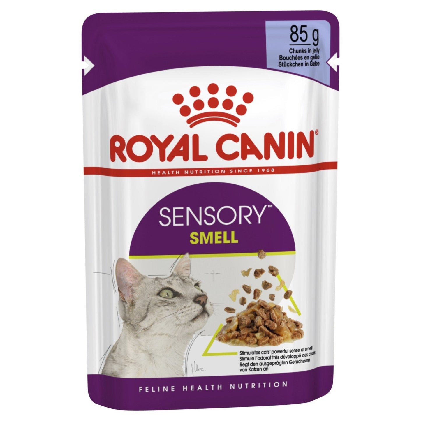 Royal Canin Cat Wet Food Pouches Sensory Smell Jelly 12x85g - Woonona Petfood & Produce