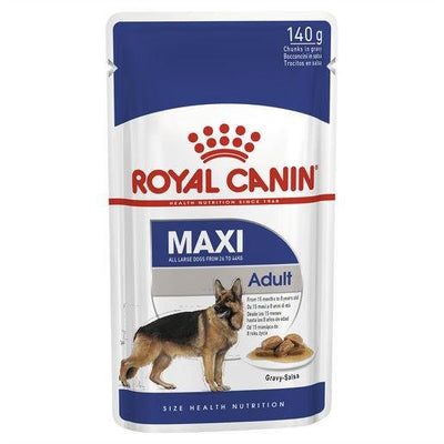 Royal Canin Dog Wet Pouch Maxi Adult 140g - Woonona Petfood & Produce