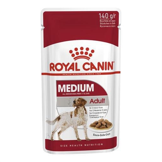 Royal Canin Dog Wet Pouch Medium Adult 140g - Woonona Petfood & Produce