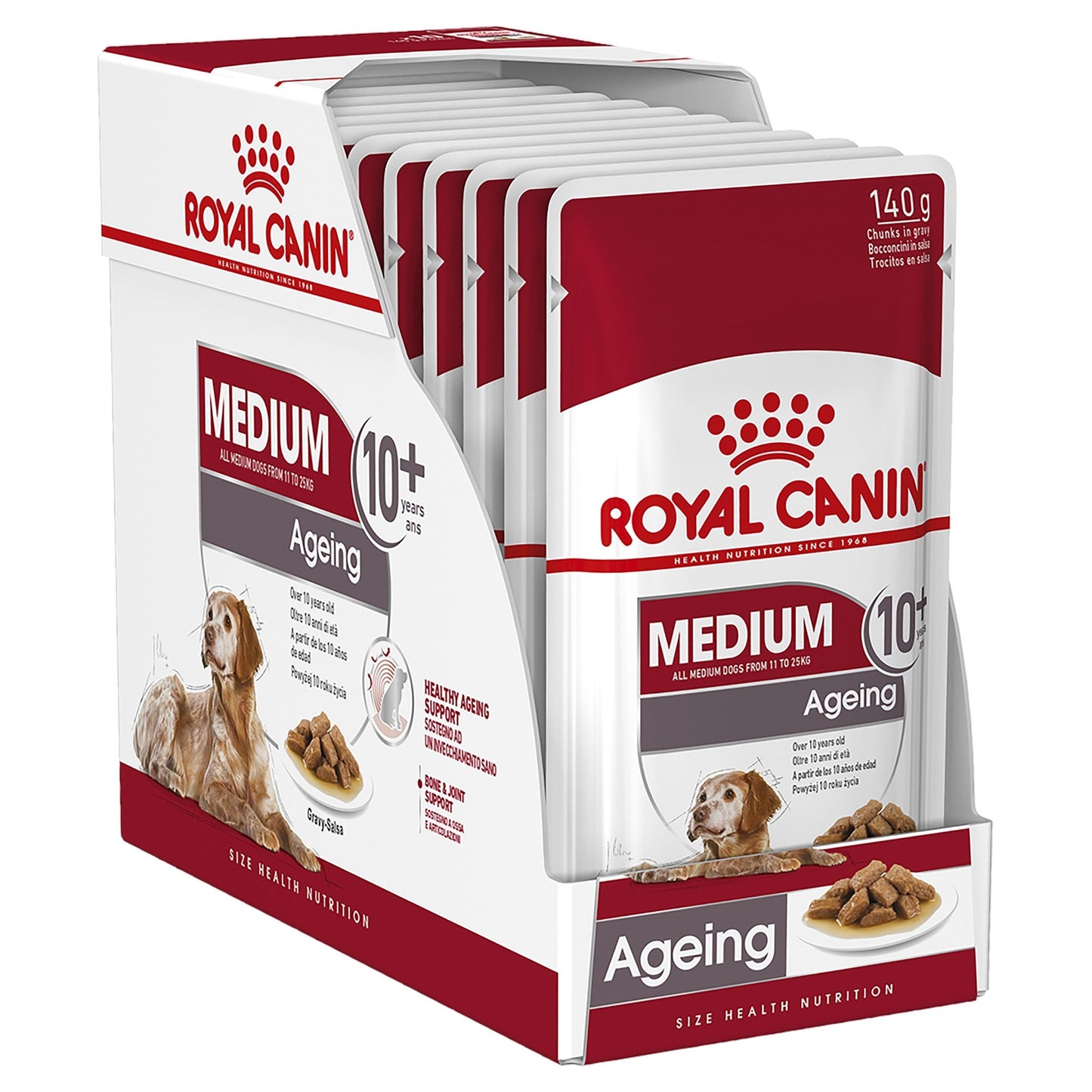 Royal Canin Dog Wet Pouches Medium Ageing 10x140g - Woonona Petfood & Produce