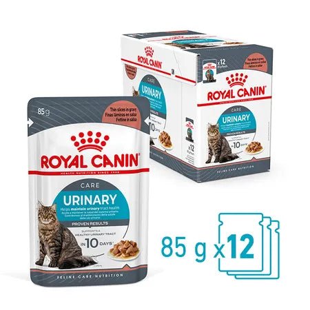 Royal Canin Wet Cat Food Urinary Care Gravy 12x85g - Woonona Petfood & Produce