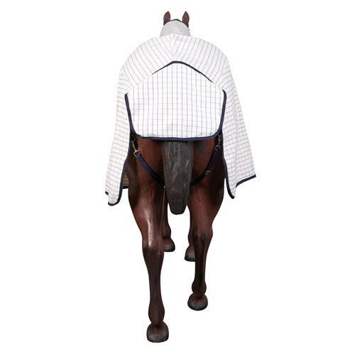 Rug Cotton Ripstop 4''6 Combo White/navy - Woonona Petfood & Produce