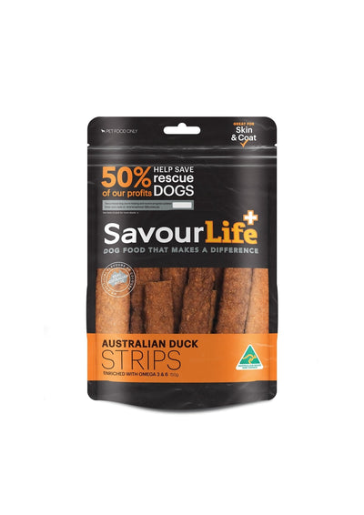 SavourLife Australian Made Duck Strips 150g