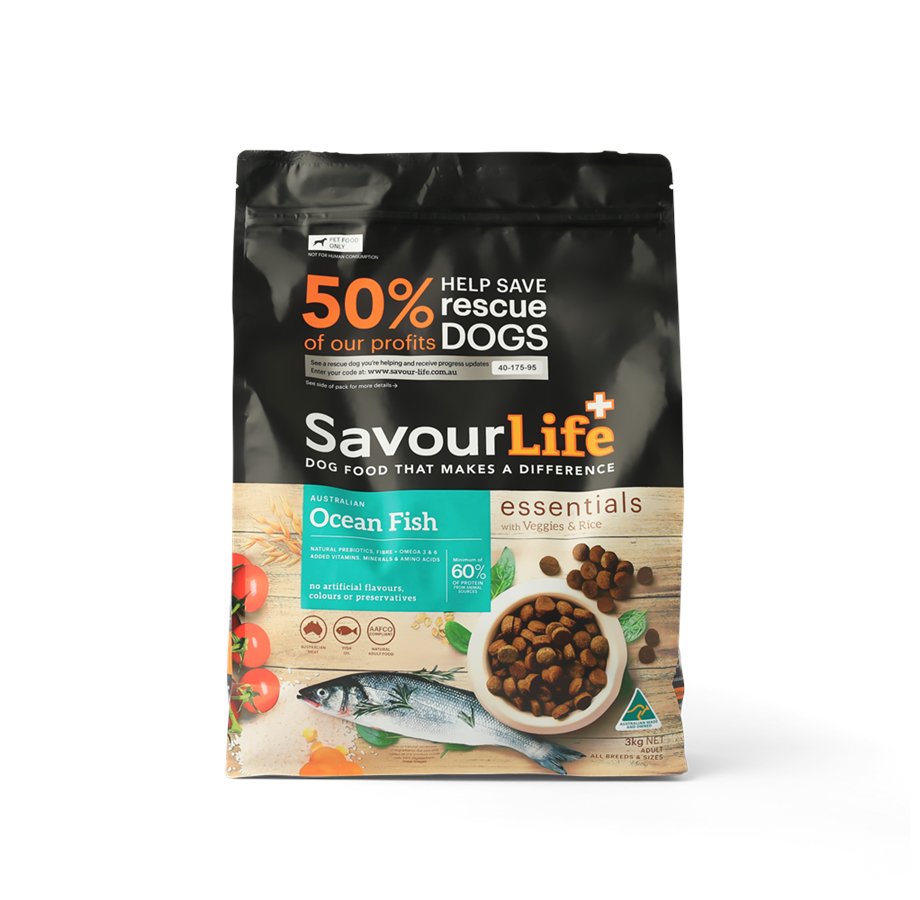 SavourLife Essentials Dog Adult Ocean Fish 3kgs - Woonona Petfood & Produce