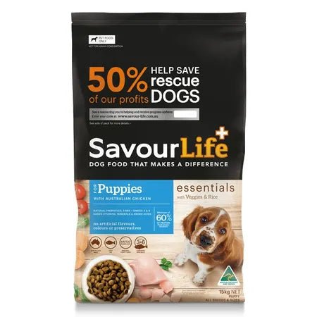 SavourLife Essentials Puppy Chicken and Veggies - Woonona Petfood & Produce