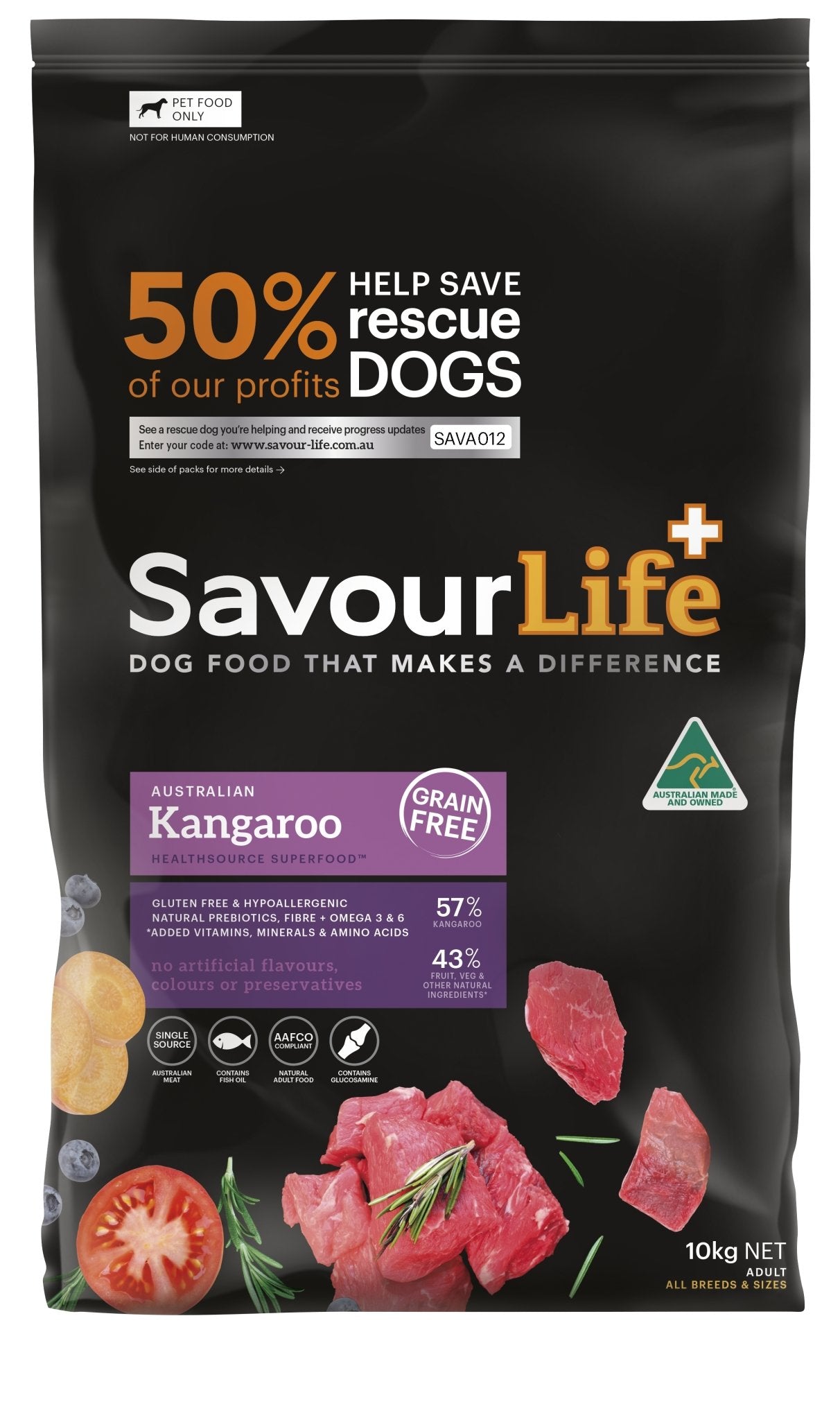 SavourLife Grain Free Adult Kangaroo - Woonona Petfood & Produce