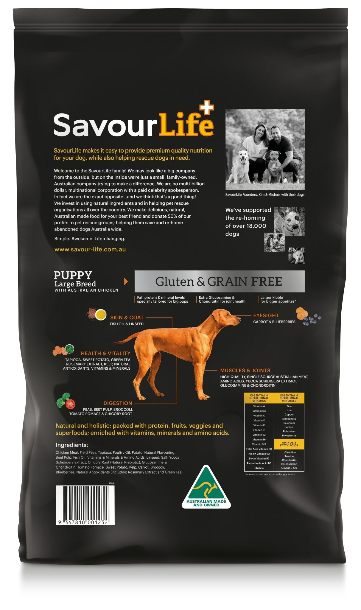 SavourLife Grain Free Puppy Large Breed - Woonona Petfood & Produce