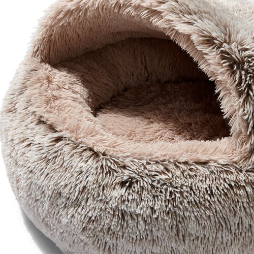 Snooza Cuddler Hooded Mink Wheat - Woonona Petfood & Produce