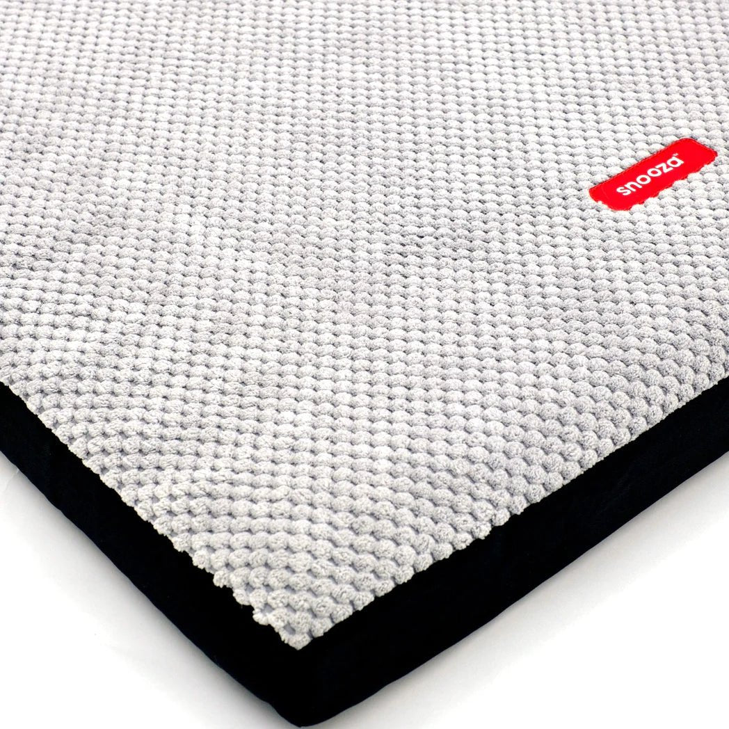 Snooza Orthobed Plush Grey - Woonona Petfood & Produce