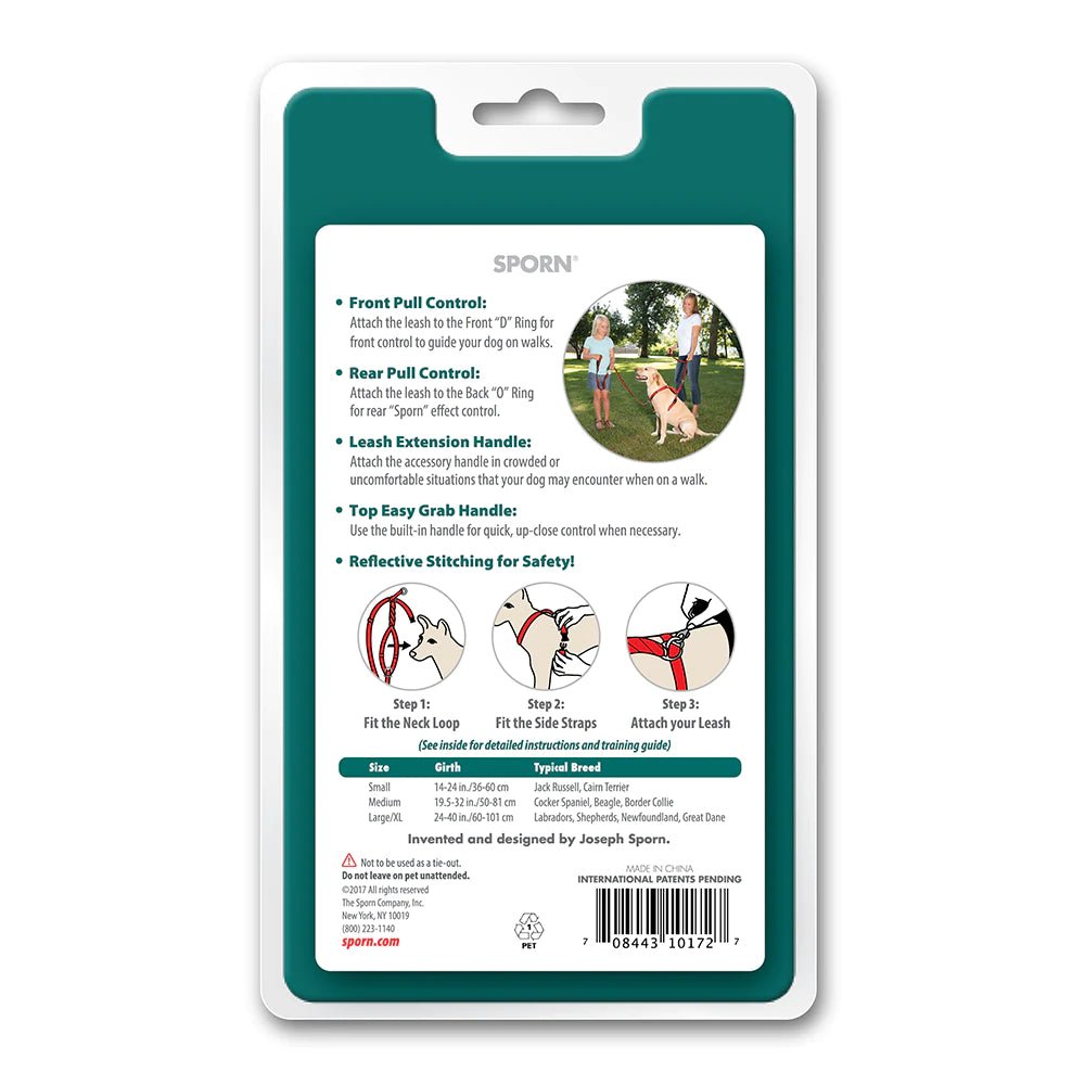 Sporn Ultimate Contol Harness Black - Woonona Petfood & Produce