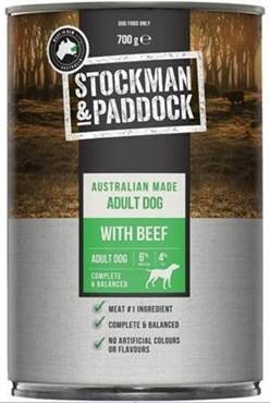 Stockmans Paddock Wet Dog Food Beef Loaf 12x700g - Woonona Petfood & Produce