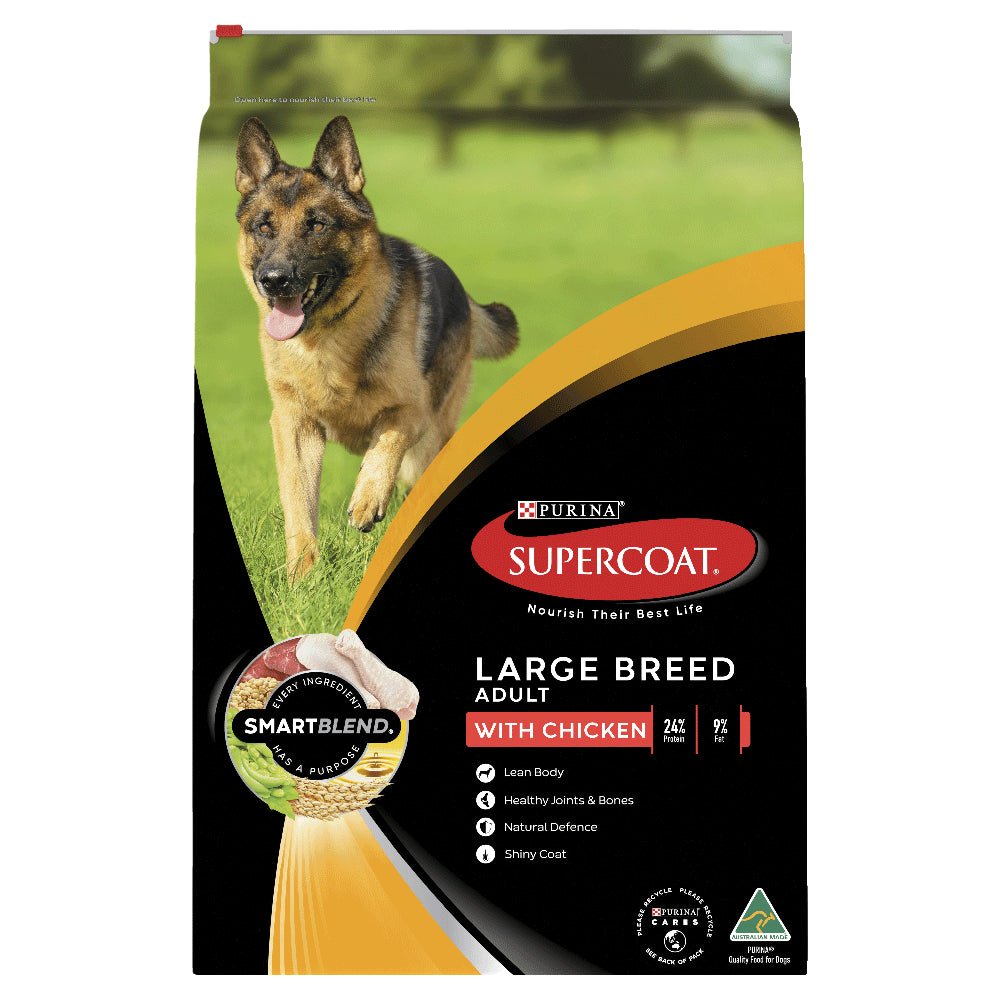 Supercoat Adult Large Breed 18kg Purina - Woonona Petfood & Produce