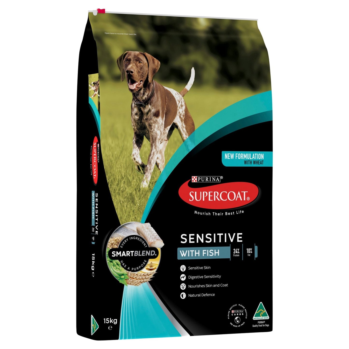 Supercoat Sensitive Fish Purina - Woonona Petfood & Produce