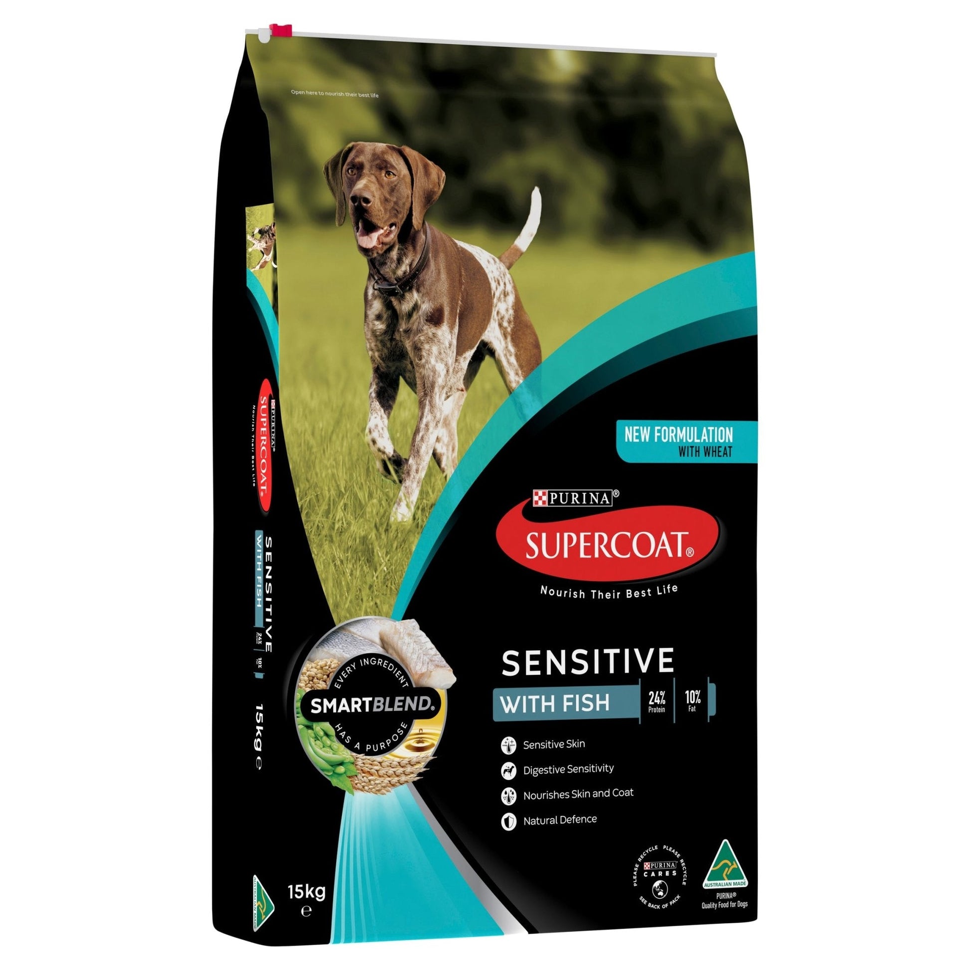 Supercoat Sensitive Fish Purina - Woonona Petfood & Produce