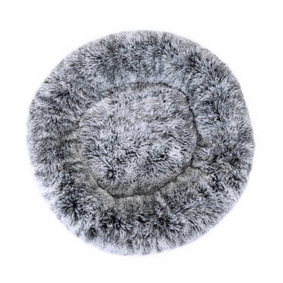 Superior Pet Bed Curl Up Cloud Calming Dog Bed Dove Grey