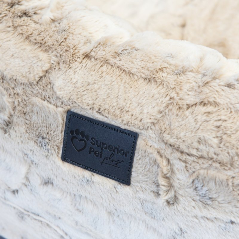 Superior Pet Bed Harley Dog Light Brindle Faux Fur - Woonona Petfood & Produce