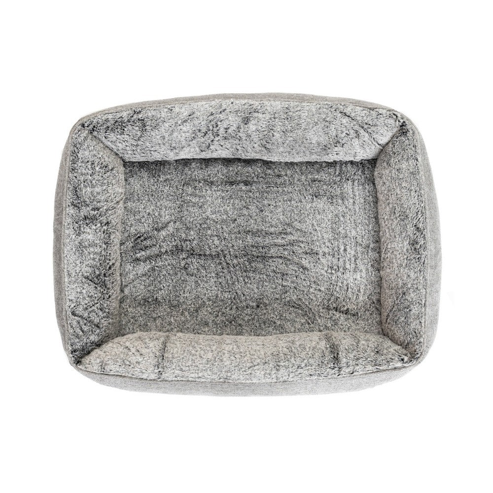 Superior Pet Bed Ortho Dog Lounger Artic Faux Fur Mini - Woonona Petfood & Produce