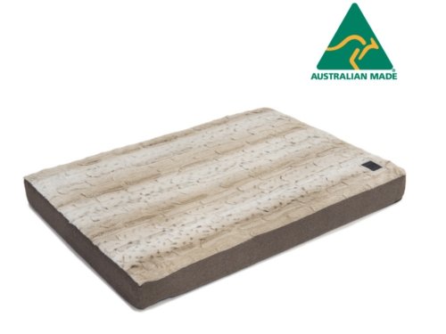 Superior Pet Bed Ortho Dog Mat Water Resistant Light Brindle Large - Woonona Petfood & Produce