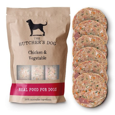 The Butcher's Dog Chicken and Vegetable 1.5kg - Woonona Petfood & Produce