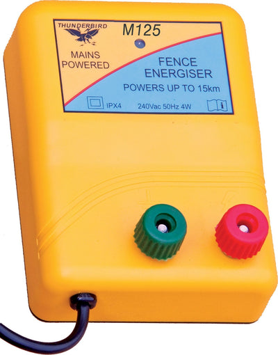 Thunderbird Electric Fence 15km Mains M125