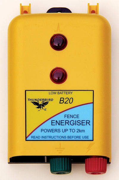 Thunderbird Electric Fence 2km Battery B20