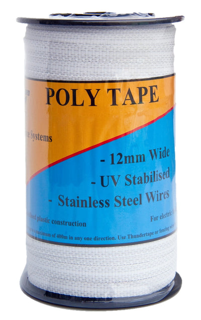 Thunderbird Poly Tape 200m White EF-40BW
