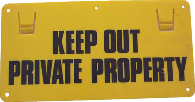 Thunderbird Sign Keep Out EF-15A