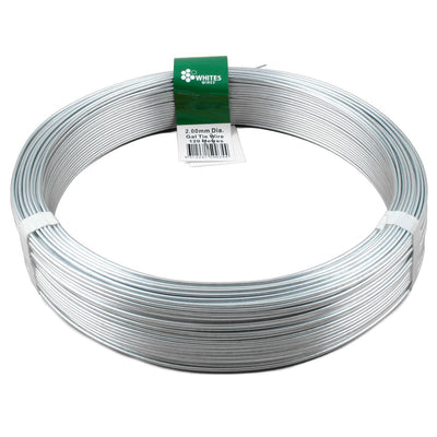 Tie Wire 2.00mm X 120m 3kg Whites - Woonona Petfood & Produce