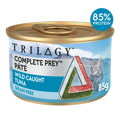Trilogy Complete Wet Cat Food Prey Pate Tuna 85g - Woonona Petfood & Produce