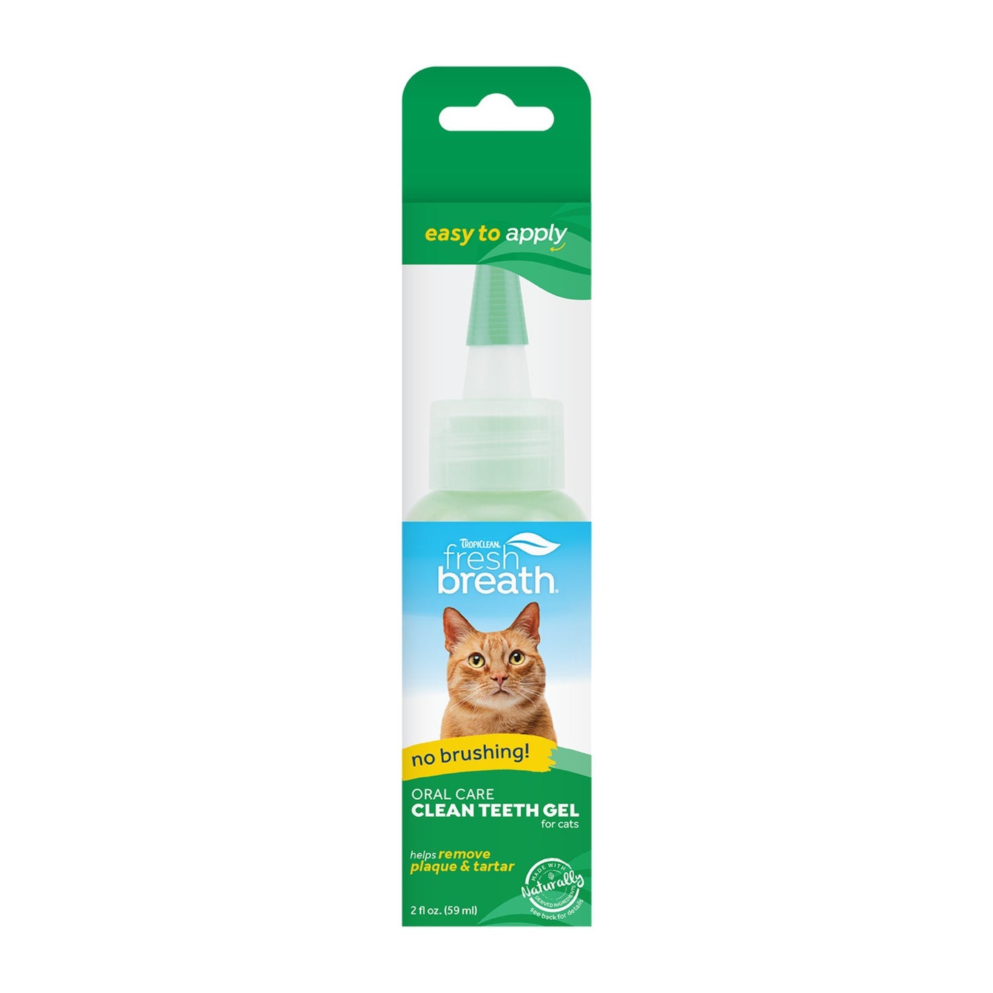 Tropiclean Fresh Breath Clean Teeth Gel Cat 59ml - Woonona Petfood & Produce