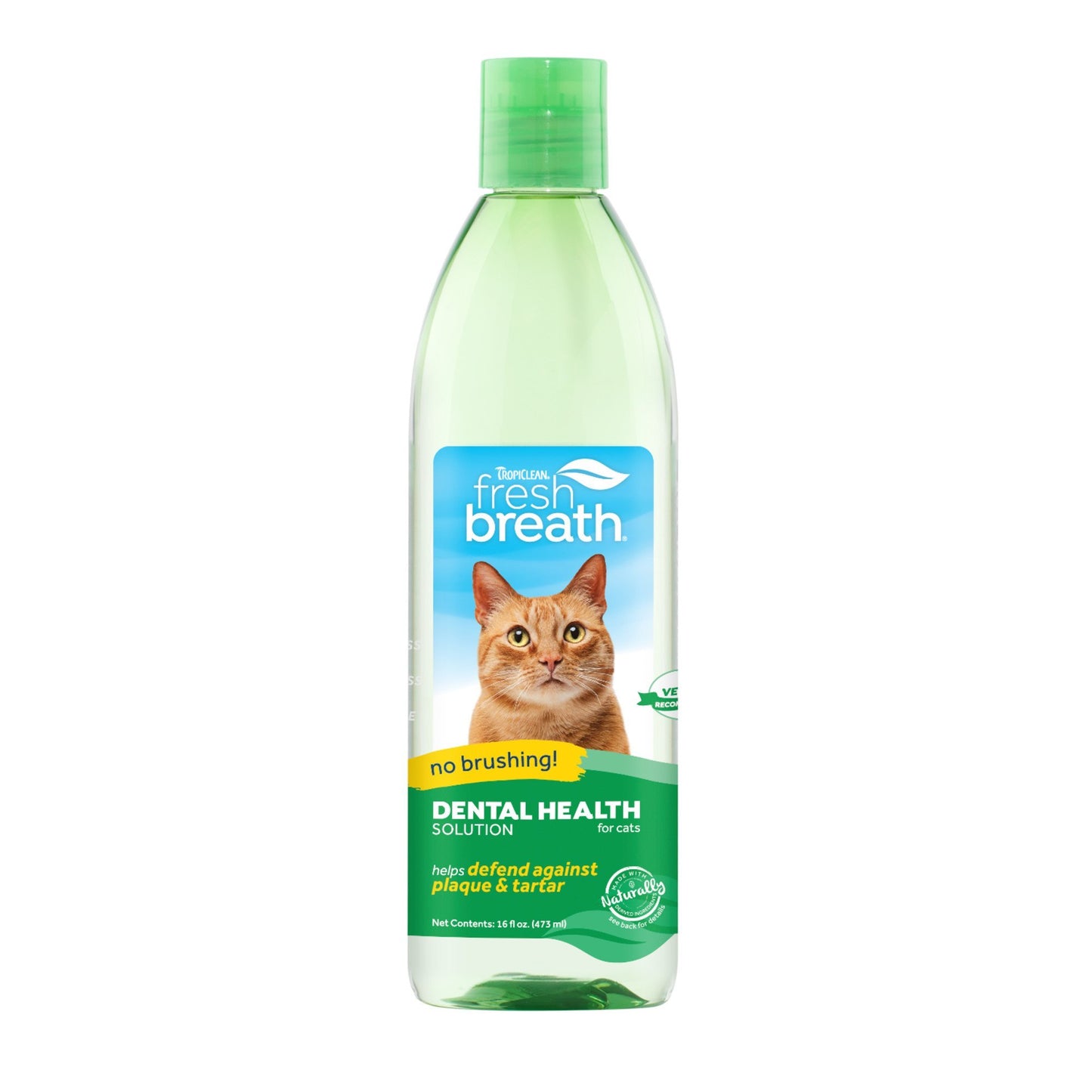 Tropiclean Fresh Breath Dental Health Solution Cat 473ml - Woonona Petfood & Produce