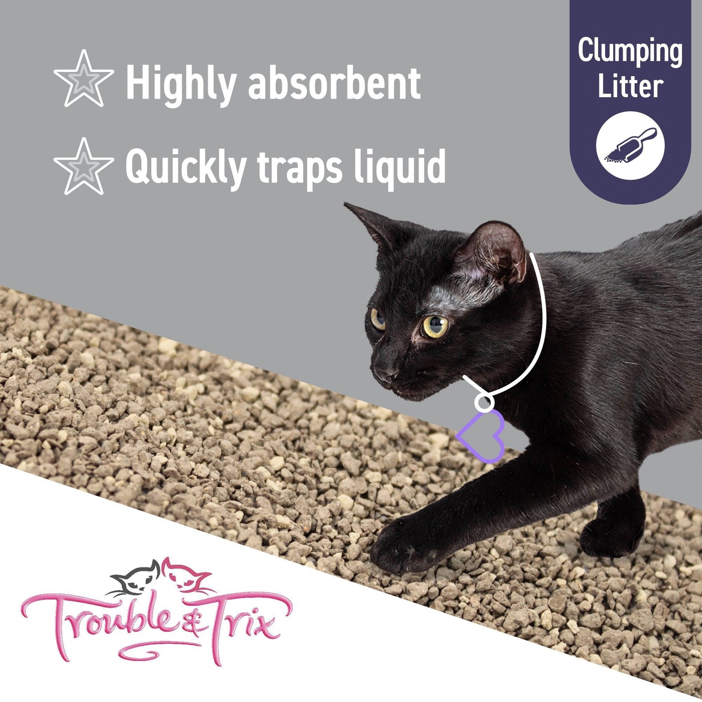 Trouble & Trix Baking Soda Cat Litter 1 - Woonona Petfood & Produce