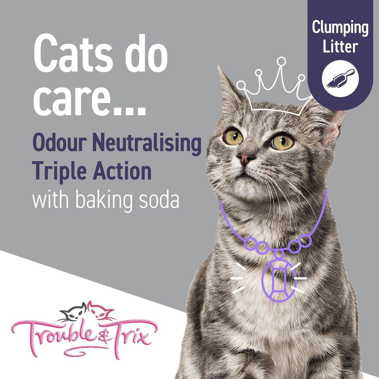 Trouble & Trix Baking Soda Cat Litter 1 - Woonona Petfood & Produce