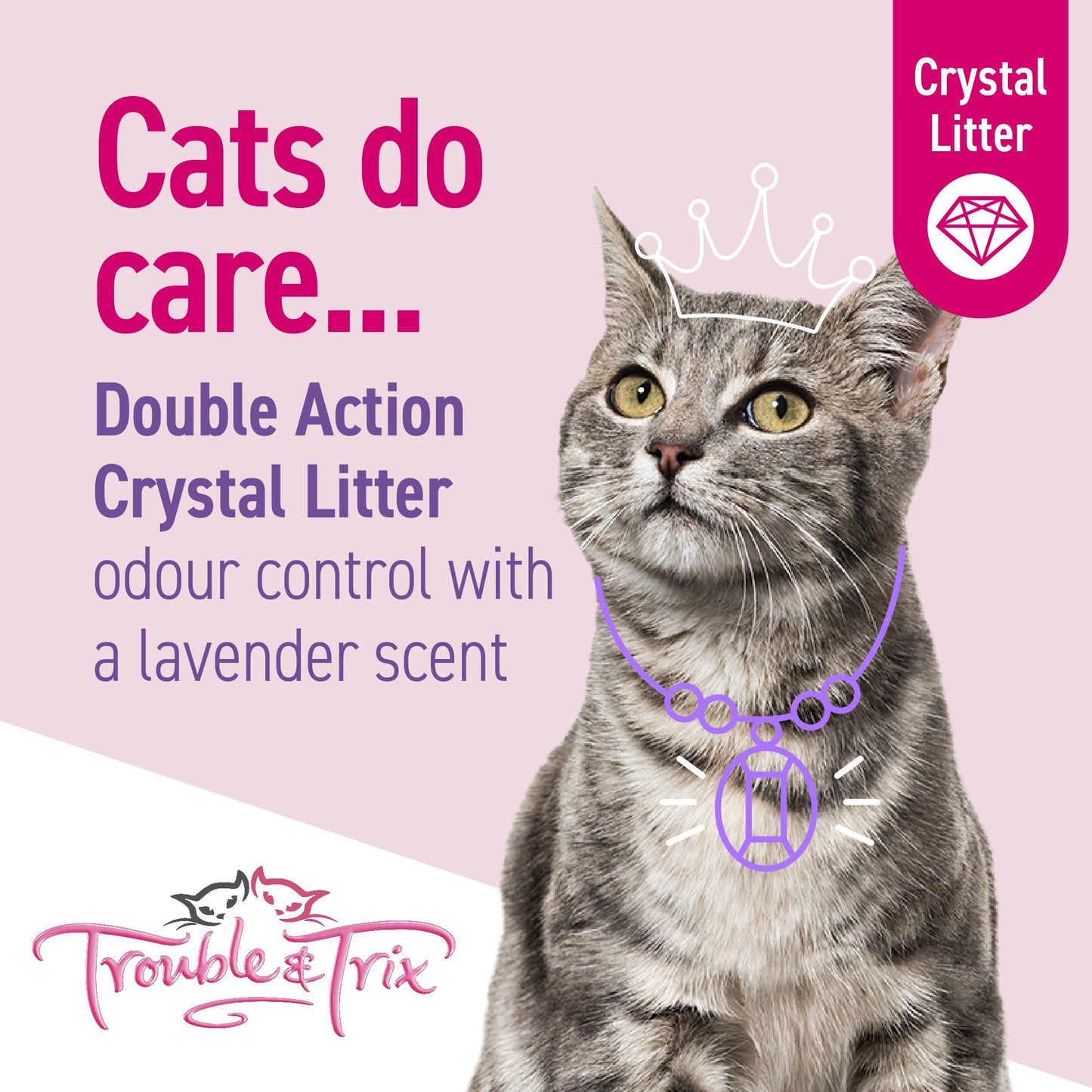 Trouble & Trix Crystals Cat Litter - Woonona Petfood & Produce