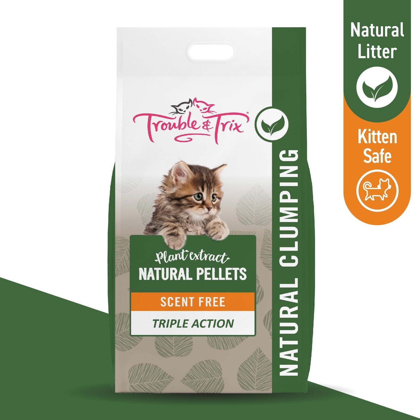 Trouble & Trix Natural Pellets Cat Litter 10 Litres - Woonona Petfood & Produce