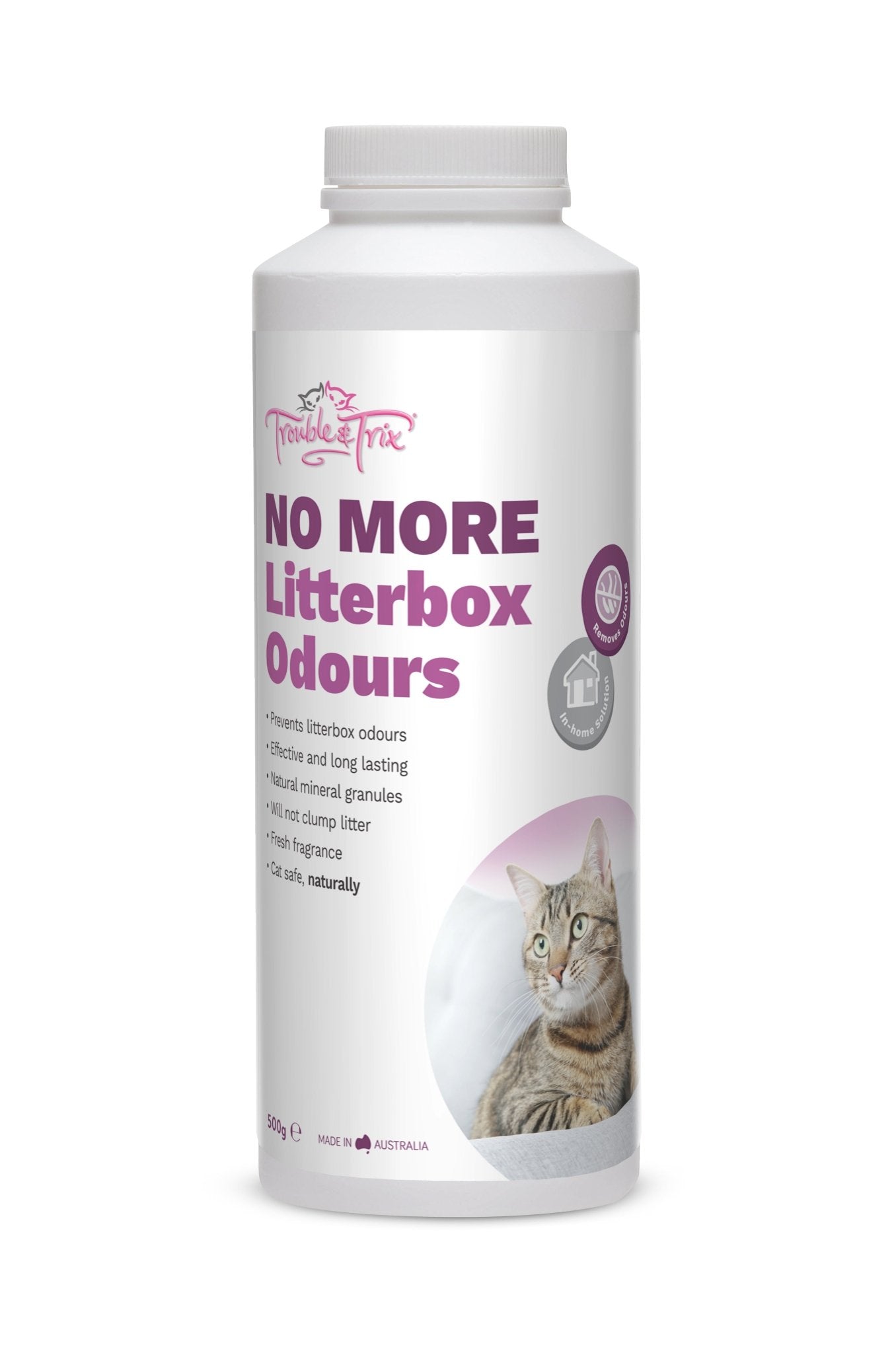 Trouble & Trix No More Litterbox Odours 500g - Woonona Petfood & Produce