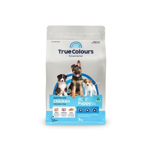 True Colours Dry Dog Food Puppy Chicken and Brown Rice - Woonona Petfood & Produce