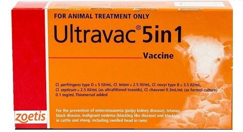 Vaccination 5 In 1 Ultra Vac - Woonona Petfood & Produce