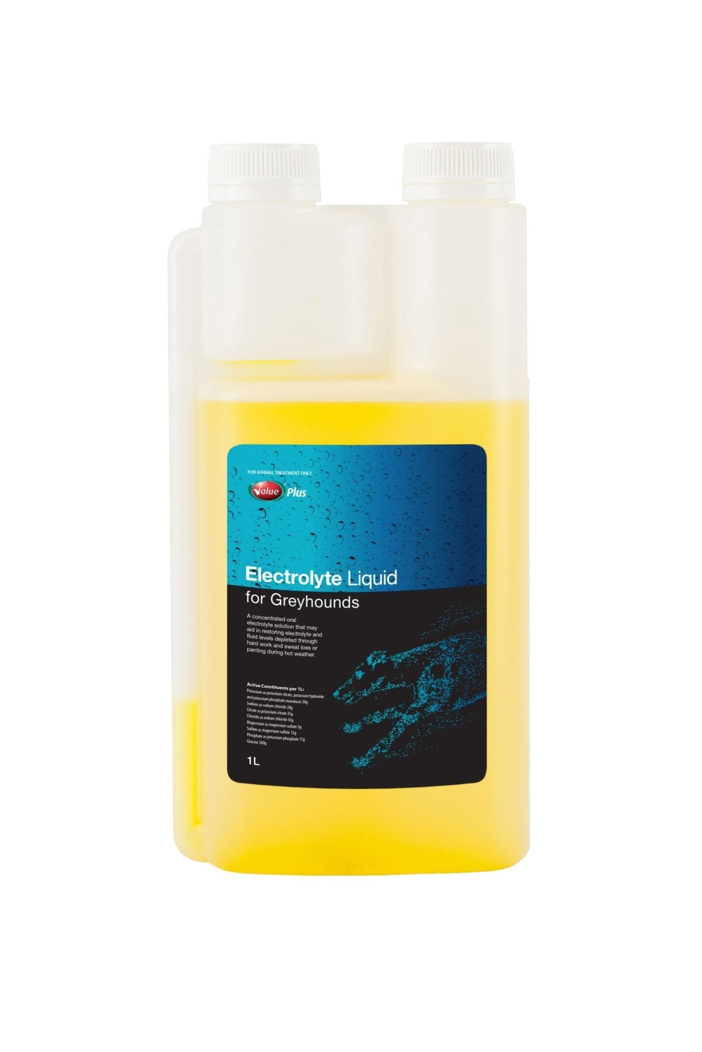 Value Plus Electrolyte Liquid for Dogs 1 Litre - Woonona Petfood & Produce