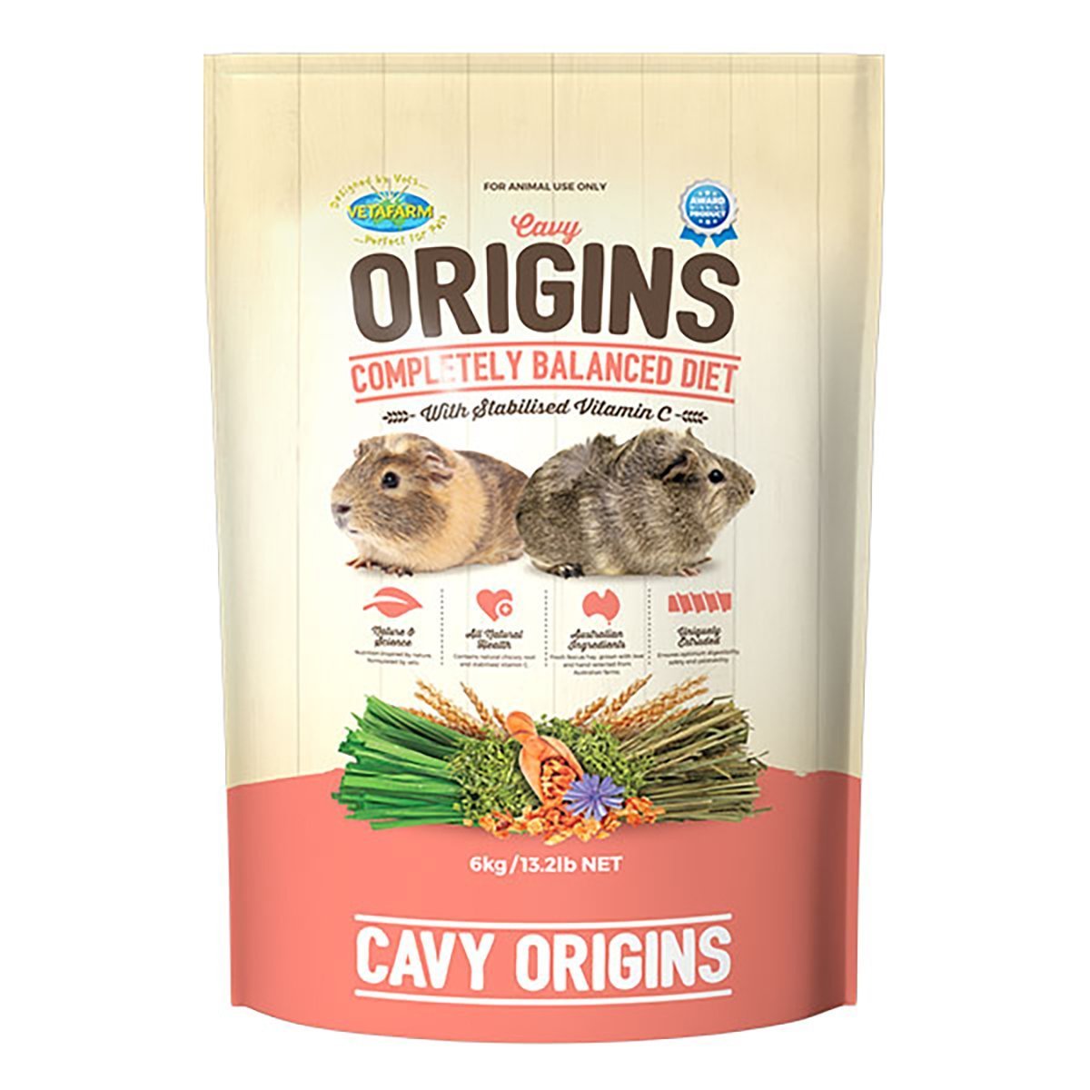 Vetafarm Cavy Origins Food - Woonona Petfood & Produce