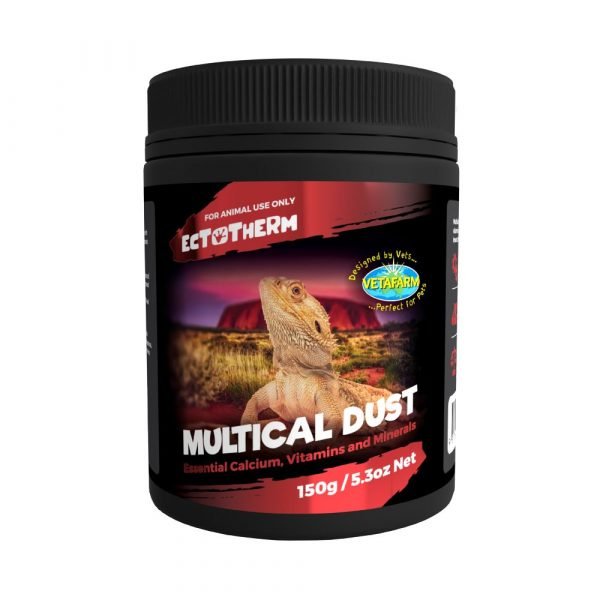 Vetafarm Ectotherm Multical Dust 150g - Woonona Petfood & Produce