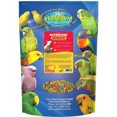 Vetafarm Nutriblend Breeder Pellets 10kg