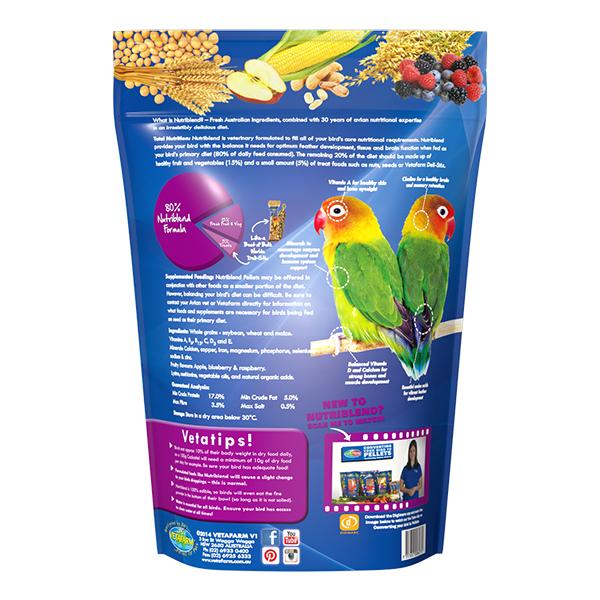 Vetafarm Nutriblend Mini Pellets 350g - Woonona Petfood & Produce