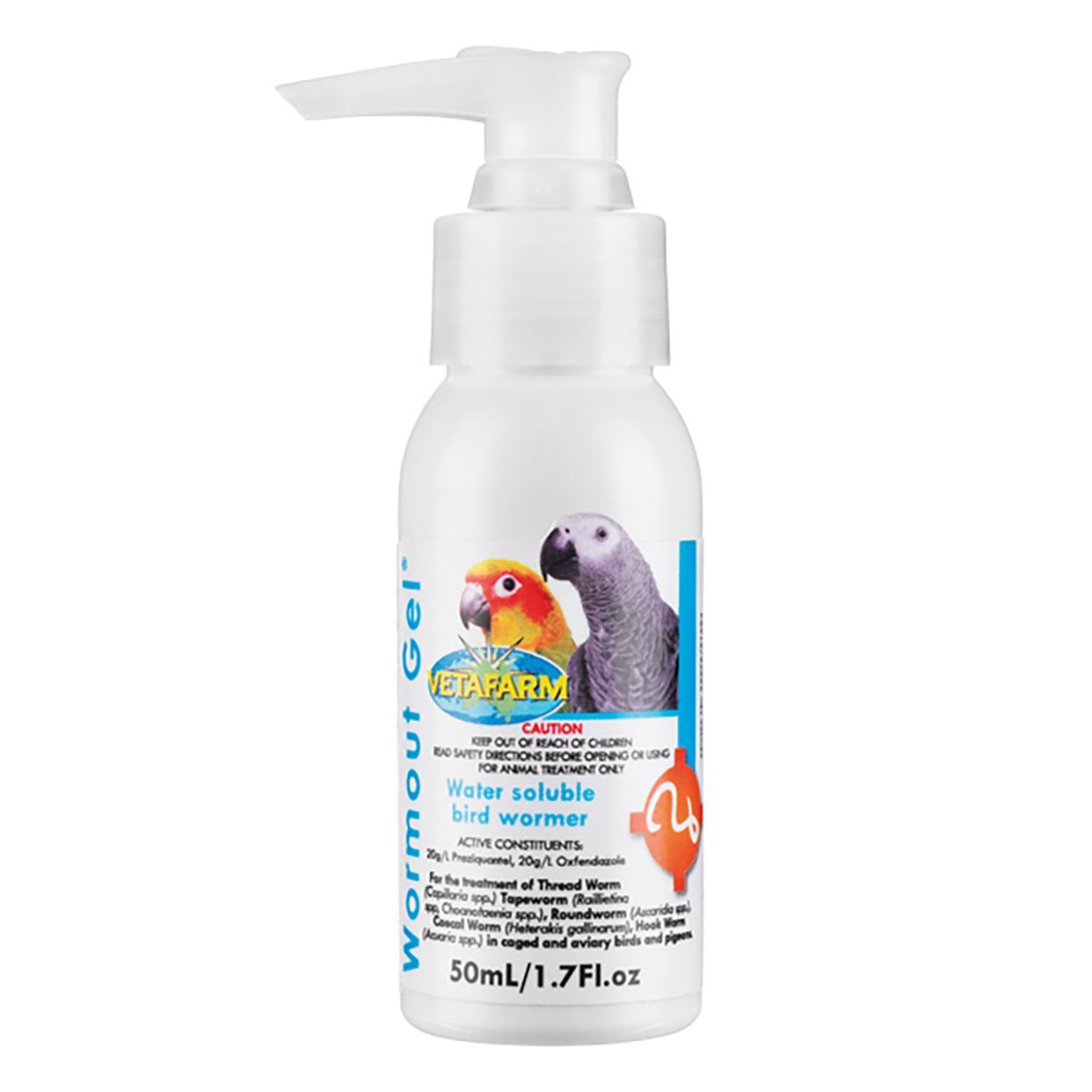 Vetafarm Wormout Gel 50ml - Woonona Petfood & Produce