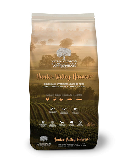Vetalogica Biologically Approved Hunter Valley Harvest Adult Dog Food 11kg