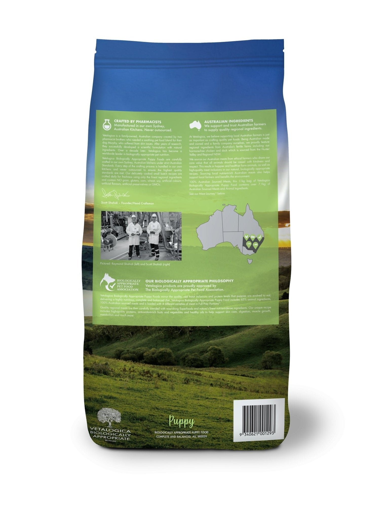 Vetalogica Biologically Approved Puppy Food 11kg - Woonona Petfood & Produce