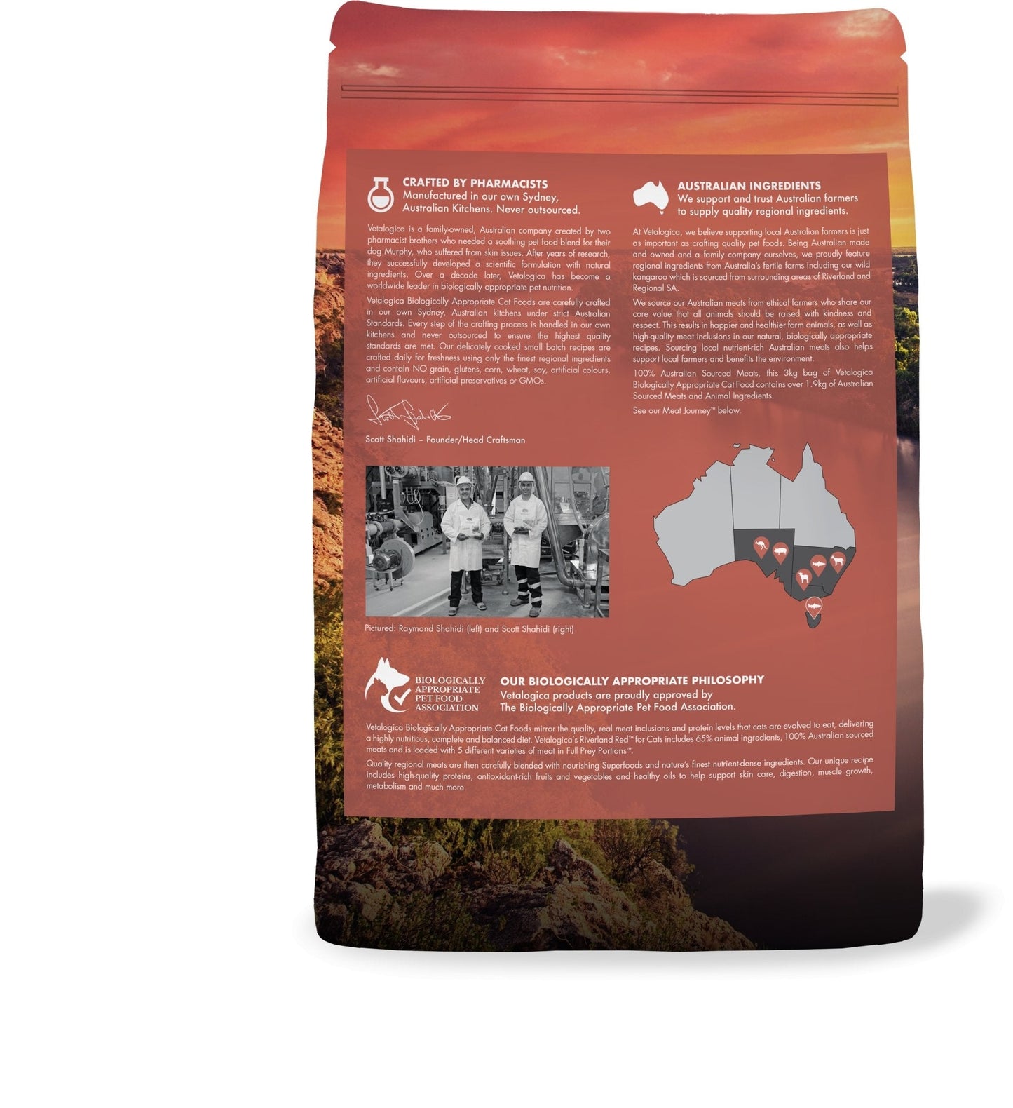 Vetalogica Biologically Approved Riverland Red Adult Dog Food 3kg - Woonona Petfood & Produce