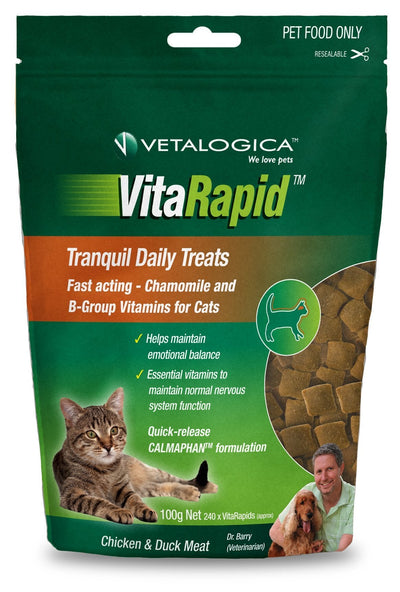 Vetalogica VitaRapid Tranquil Treats For Cats 100g