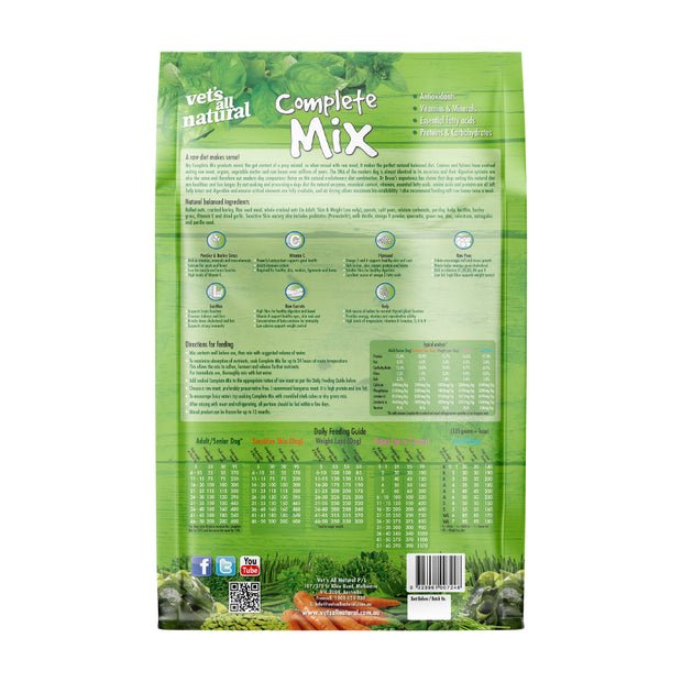 Vets All Natural Complete Mix for Sensitive Skin - Woonona Petfood & Produce